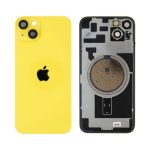 Genuine iPhone 14 Plus - Back Glass With Steel Plate & Magsafe Magnet - Yellow - Original Pulled