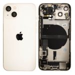 Genuine iPhone 13 - Rear Housing Assembly With Parts - Starlight - Original Pulled - Grade A - CE Mark