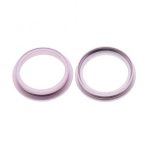 For iPhone 13 - iPhone 13 Mini - Rear Camera Lens Protective Cover - 2pcs - Pink