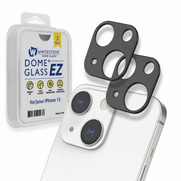 Whitestone iPhone 13 (6.1″) Whitestone Camera EZ Protectors – Pack of 2