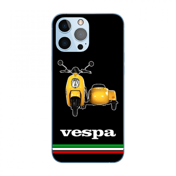 Customized Mobile Case for Apple iPhones (Vespa Design)