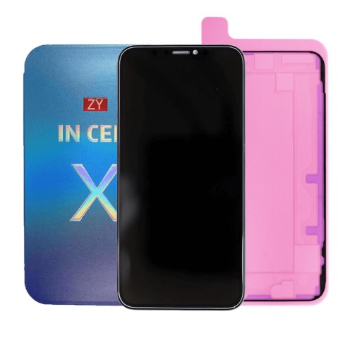 For iPhone X - Screen Assembly LCD - Black - ZY - LTPS FHD Incell - 1080P - LCD - Full View