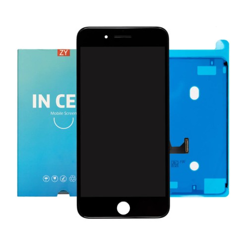 For iPhone 8 Plus - LCD Screen and Digitizer Assembly - Black - ZY - True Tone Programmable