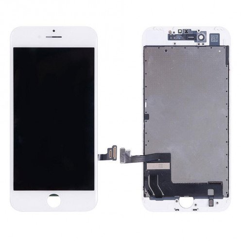 For iPhone 7 - LCD Screen and Digitizer Assembly - White - Refurbished