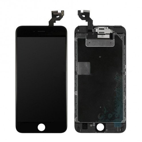 For iPhone 6S Plus - Complete LCD Screen with Small Parts - Black - High Quality