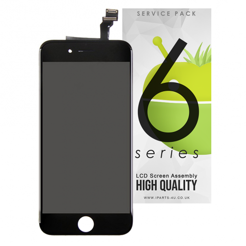 For iPhone 6 - LCD Screen Assembly - Black - High Quality
