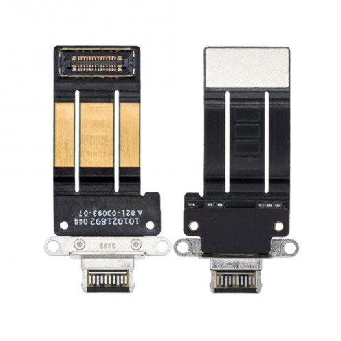 For iPad Pro 11 3rd Gen 2021 - 11 4th Gen 2022 - iPad Pro 12.9 5th Gen 2021- 12.9 6th Gen 2022 - Charge Port Flex Cable - Silver