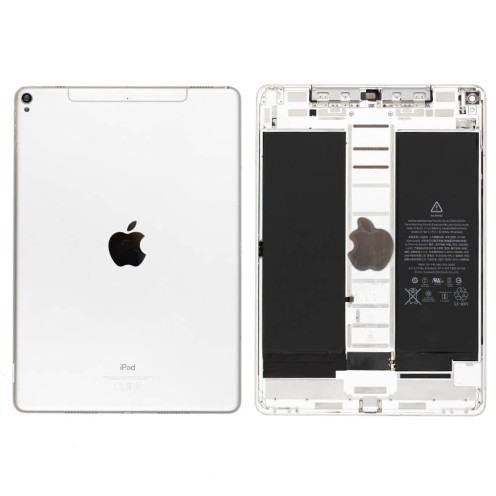 Genuine iPad Pro 10.5 - A1709 Cellular - Rear Housing Assembly With Battery - Silver - Original Pulled - Grade B - CE Mark