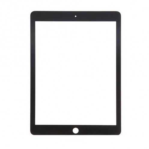 For iPad Air 2 - Black - Top Glass With OCA