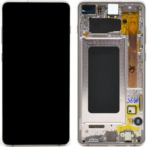 Genuine Samsung Galaxy S10 5G - SM-G977 - LCD Screen & Digitizer Assembly - Crown Silver - GH82-20442A