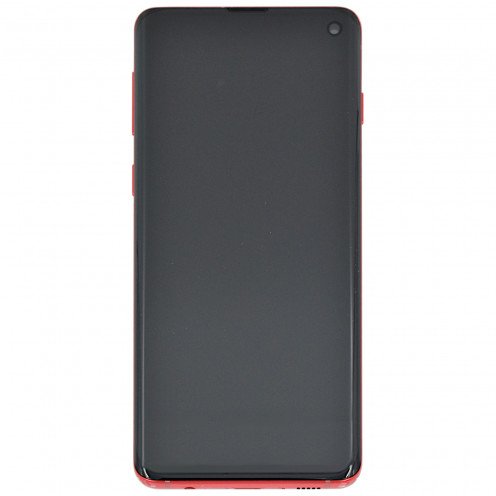 Genuine Samsung Galaxy S10 - SM-G973 - Screen Assembly - Cardinal Red - GH82-18850H