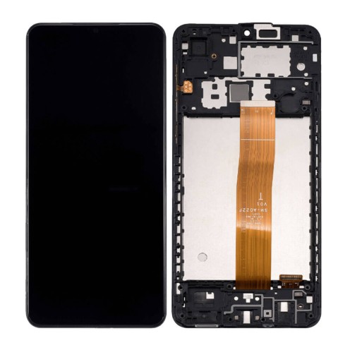 For Samsung Galaxy A02 - SM-A022 - Screen Assembly With Frame - Refurbished