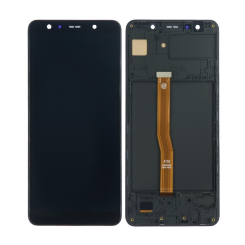 For Samsung Galaxy A7 - 2018 - SM-A750 - OLED Screen Assembly - Black