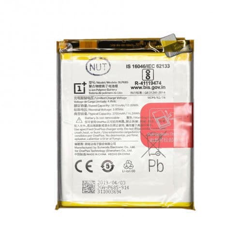 Genuine OnePlus 6T - 7 - 3700mAh Battery - 1031100010