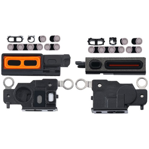 For iPhone 14 Pro - Loudspeaker & MIC Mesh - Deep Purple - 10 Pack