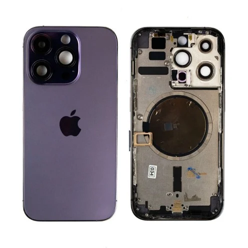 Genuine iPhone 14 Pro - Rear Housing Assembly - Deep Purple - Original Pulled - Grade A