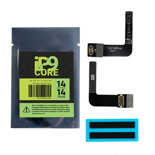 iP9 Core Battery Health Tag On For iPhone 14 - iPhone 14 Plus - No Programming Required