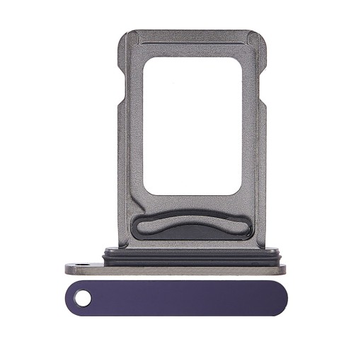 For iPhone 14 Pro - 14 Pro Max - SIM Card Tray - Dual SIM - Deep Purple
