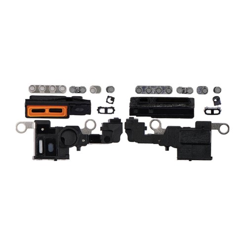 For iPhone 14 - Loudspeaker & MIC Mesh - Midnight - 10 Pack