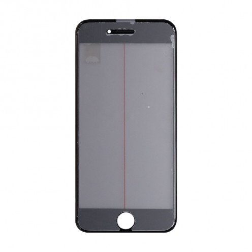 For iPhone 8 - iPhone SE2020 - iPhone SE 2022 - 4-in-1 Top Glass, Frame, Polarizer & OCA - Black