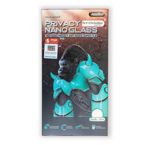 Atouchbo King Kong - Privacy Nano Glass - For iPhone 13 Pro Max