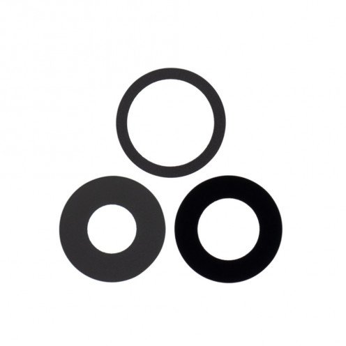 For iPhone 13 Pro - 13 Pro Max - Rear Camera Lens Glass with Adhesive - 3pcs
