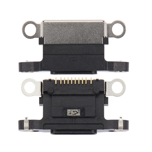 For iPhone 13 Pro - 13 Pro Max - Charge Port Only - Graphite - 10 Pack - Requires Soldering