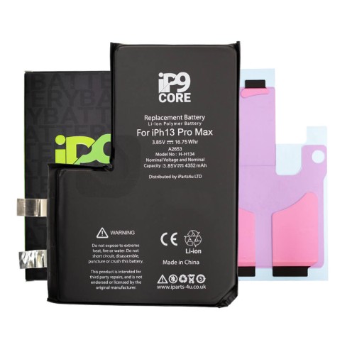 For iPhone 13 Pro Max - 4352 mAh - iP9 Core Battery Cell - Spot Welding Require