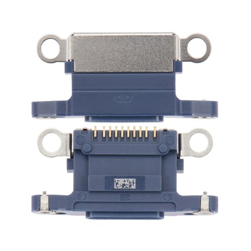 For iPhone 13 Pro - 13 Pro Max - Charge Port Only - Sierra Blue - 10 Pack - Requires Soldering