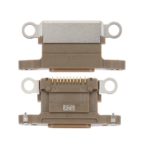 For iPhone 13 Pro - 13 Pro Max - Charge Port Only - Gold - 10 Pack - Requires Soldering