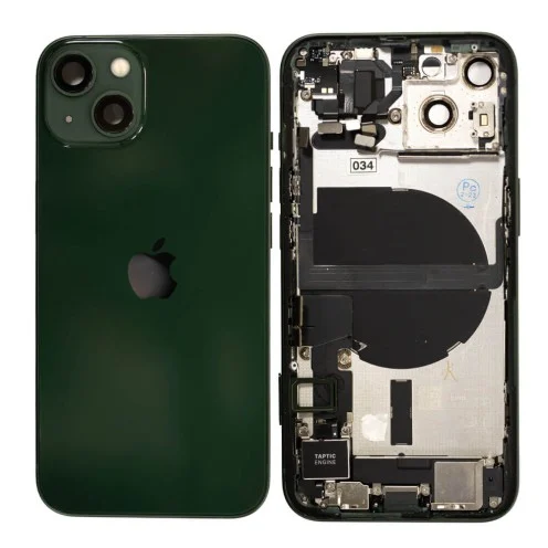 Genuine iPhone 13 - Rear Housing Assembly With Parts - Green - Original Pulled - Grade A - CE Mark