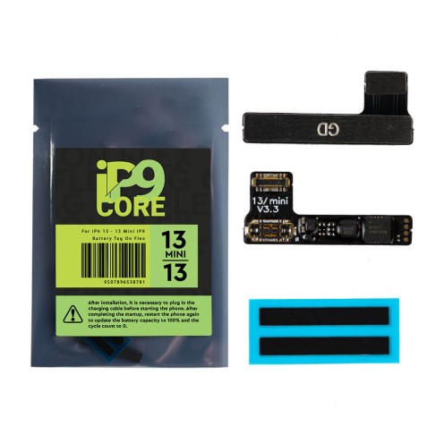 iP9 Core Battery Health Tag On For iPhone 13 Mini - iPhone 13 - No Programming Required