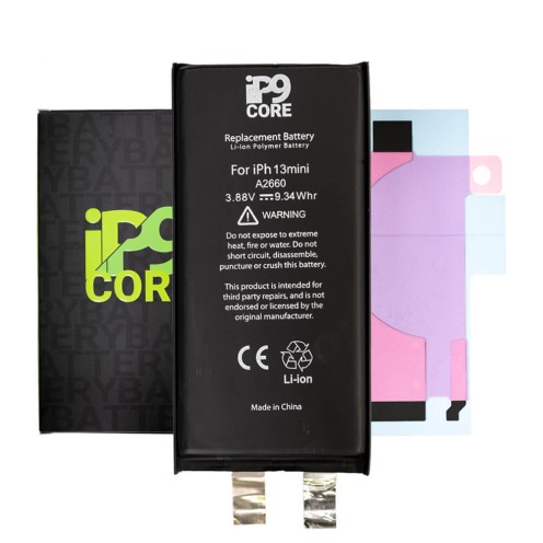 For iPhone 13 Mini - 2406 mAh - iP9 Core Battery Cell - Spot Welding Required