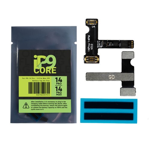 iP9 Core Battery Health Tag On For iPhone 14 Pro - iPhone 14 Pro Max - No Programming Required