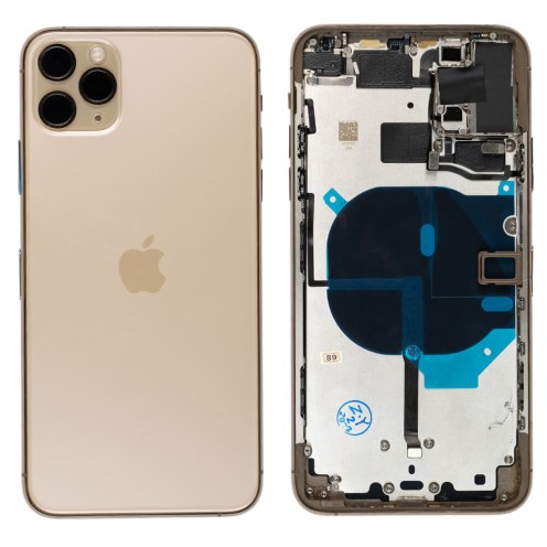 Genuine iPhone 11 Pro Max - Rear Housing Assembly - Gold - Original Pulled - Grade A