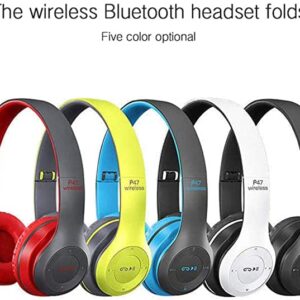 P47 Wireless headphones with Microphone Bluetooth Foldable Headset Support FM Radio TF for PC ,TV Smart Phones & Tablets etc