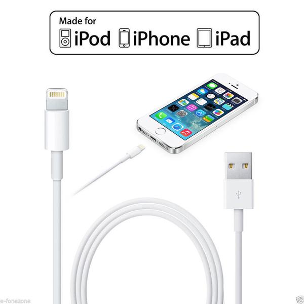 iPhone Data Cable USB to Lightning Cable - FAST Charging & Data Syncing Compatible to iPhone 14/13/12/ XS Max/X/8/7/Plus/6S/6/SE/5S iPads - Imported with HEAT I-C Data Cable for iPhone All Models | Foxconn data cable original