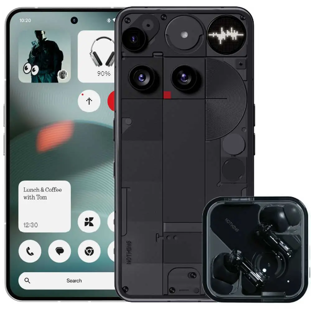 S500936050_1.webp Nothing Phone (3) 16GB + 512GB, Black + Ear Earbuds - Image 1