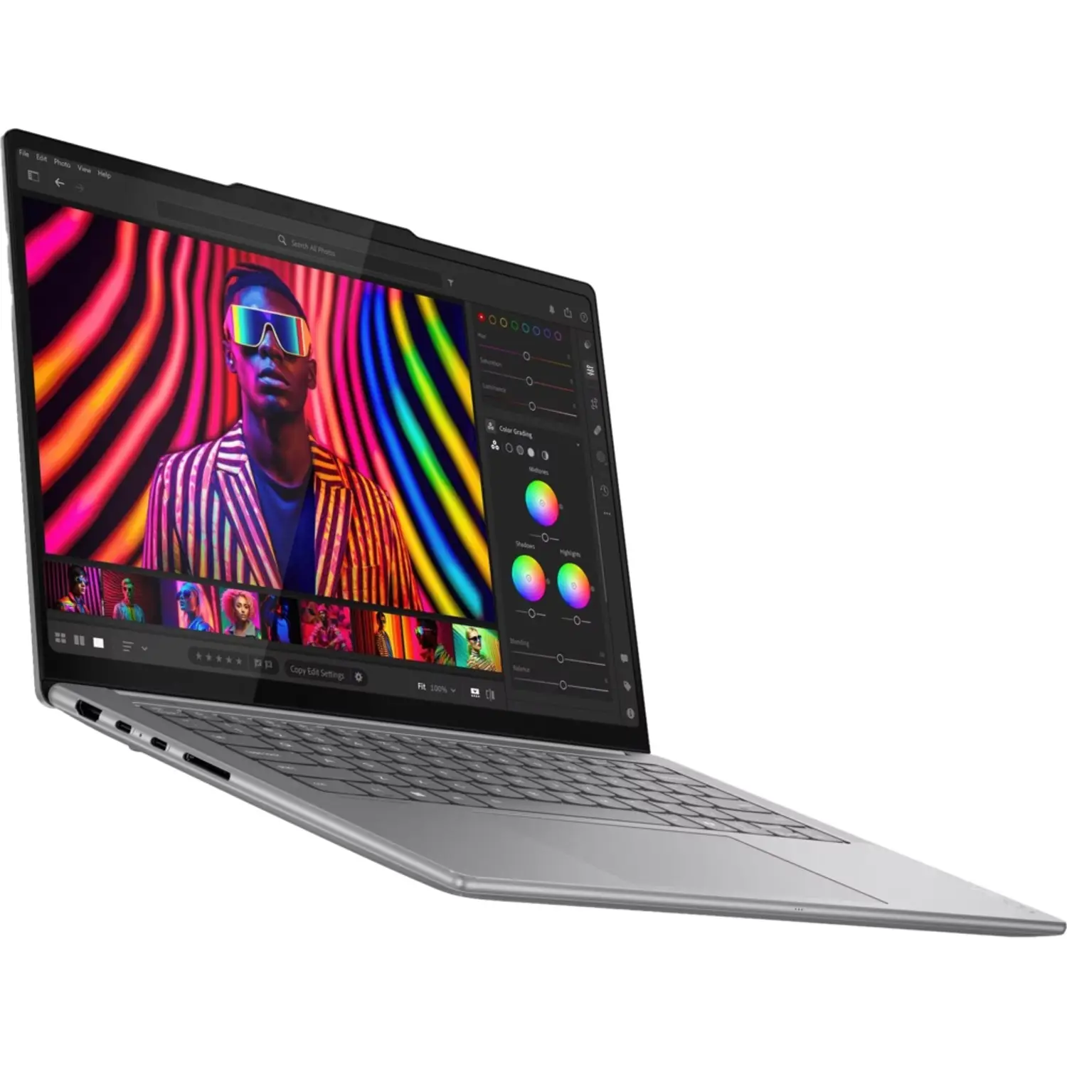S600968552_1.webp Lenovo Yoga Pro 7 14IAH10 (2026) AI PC – 2nd Series / Intel Core Ultra 9-285H / 14.5inch 3K / 1TB SSD / 32GB RAM / Shared Intel Arc 140T GPU / Windows 11 Home / English & Arabic Keyboard / Luna Grey - Image 1